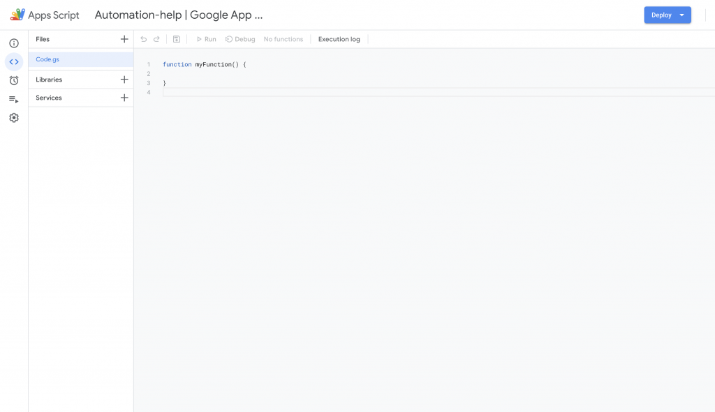 screenshot of the google app script tutorial for beginners google app script